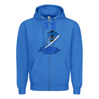 True Royal 1 retro high og dark marina blue tee shoes dripping got em t shirt Zipper Hoodie - linhVisuals