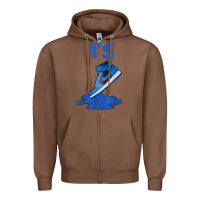 Chestnut 1 retro high og dark marina blue tee shoes dripping got em t shirt Zipper Hoodie - linhVisuals