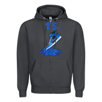 Smoke 1 retro high og dark marina blue tee shoes dripping got em t shirt Zipper Hoodie - linhVisuals