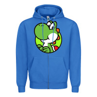 True Royal Cartoon Yoshi Zipper Hoodie - linhVisuals