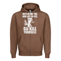 Chestnut kill yourself classic foamy the squirrel Zipper Hoodie - linhVisuals
