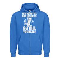 True Royal kill yourself classic foamy the squirrel Zipper Hoodie - linhVisuals