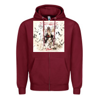 Burgundy In THis Moment Zipper Hoodie - linhVisuals