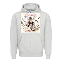 Dove Grey In THis Moment Zipper Hoodie - linhVisuals