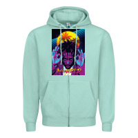 Seafoam concert wrld Zipper Hoodie - linhVisuals