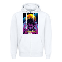 White concert wrld Zipper Hoodie - linhVisuals