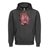 Charcoal Heather art of juice rap Zipper Hoodie - linhVisuals