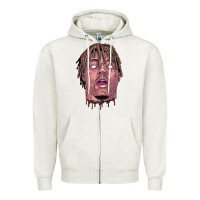 Oatmeal Heather art of juice rap Zipper Hoodie - linhVisuals