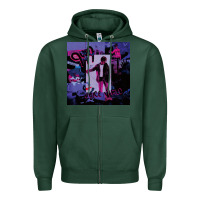 Sports Green juice album music Zipper Hoodie - linhVisuals