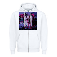 White juice album music Zipper Hoodie - linhVisuals