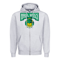 Heather Grey ballhogs-Lovers Zipper Hoodie - linhVisuals