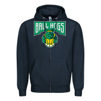 Navy ballhogs-Lovers Zipper Hoodie - linhVisuals