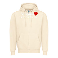 Sandshell VIRGINIA IS FOR LOVERS Zipper Hoodie - linhVisuals