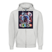 Dove Grey wrld legend of music rap Zipper Hoodie - linhVisuals