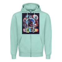 Seafoam wrld legend of music rap Zipper Hoodie - linhVisuals