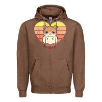 Chestnut cute hamster design retro heart shape vintage t shirt Zipper Hoodie - linhVisuals