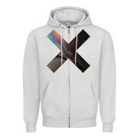 Dove Grey the xx Zipper Hoodie - linhVisuals
