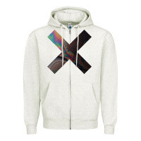 Oatmeal Heather the xx Zipper Hoodie - linhVisuals