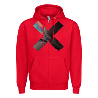 Red the xx Zipper Hoodie - linhVisuals