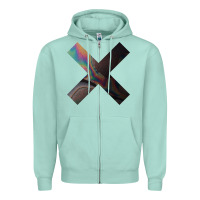 Seafoam the xx Zipper Hoodie - linhVisuals