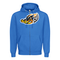True Royal akron-rubber-ducks Zipper Hoodie - linhVisuals
