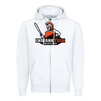 White indiana institute of technology warrior Zipper Hoodie - linhVisuals