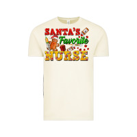 Vintage Arctic Santa's Favorite Nurse Vintage Tee - FaDigitalArtStudio