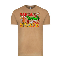 Vintage Camel Santa's Favorite Nurse Vintage Tee - FaDigitalArtStudio