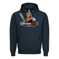 Navy indiana institute of technology warrior Zipper Hoodie - linhVisuals