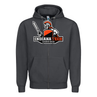 Smoke indiana institute of technology warrior Zipper Hoodie - linhVisuals