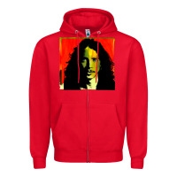 Red chris cornell best legend Zipper Hoodie - linhVisuals