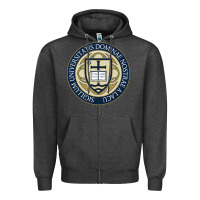 Charcoal Heather university dame Zipper Hoodie - linhVisuals