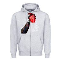 Heather Grey everclear best of cover Zipper Hoodie - linhVisuals