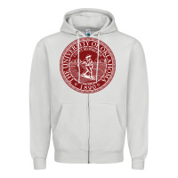 Dove Grey university oklahoma Zipper Hoodie - linhVisuals