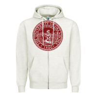 Oatmeal Heather university oklahoma Zipper Hoodie - linhVisuals