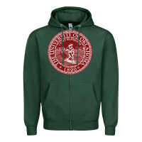 Sports Green university oklahoma Zipper Hoodie - linhVisuals