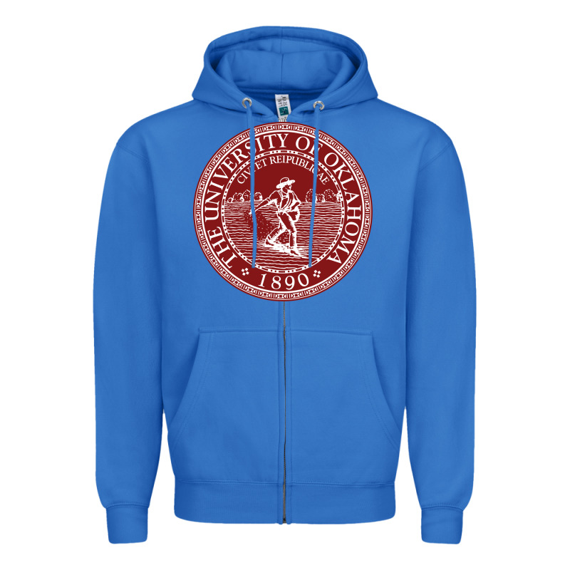 University Oklahoma Zipper Hoodie by linhVisuals | Teevron
