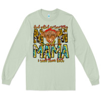 Matcha God Gifted Me Two Titles And Mama i Rock Them Both Long Sleeve Tee - CowhideDigitalArt
