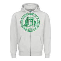 Dove Grey upr at mayaguez Zipper Hoodie - linhVisuals