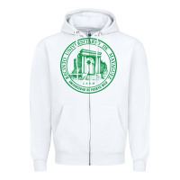 White upr at mayaguez Zipper Hoodie - linhVisuals