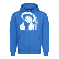 True Royal luffy one piece Zipper Hoodie - linhVisuals