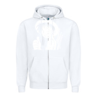White luffy one piece Zipper Hoodie - linhVisuals