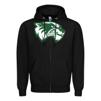 Black utah valley wolverines Zipper Hoodie - linhVisuals