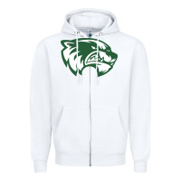 White utah valley wolverines Zipper Hoodie - linhVisuals