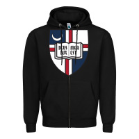 Black university catholic Zipper Hoodie - linhVisuals