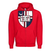 Red university catholic Zipper Hoodie - linhVisuals