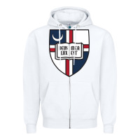 White university catholic Zipper Hoodie - linhVisuals