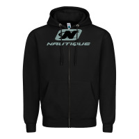 Black Nautique Boats Zipper Hoodie - linhVisuals