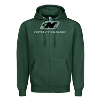 Sports Green Nautique Boats Zipper Hoodie - linhVisuals