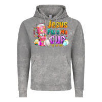 Cloud Rock Jesus Fills My Cup Easter Vintage Hoodie - CowhideDigitalArt